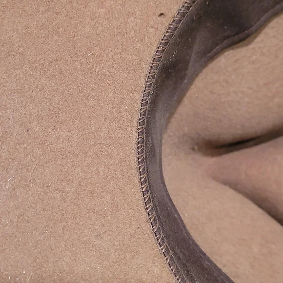 ELAN BLANC Hat w/ leather hat band, EUC, XL - Picture 10 of 10